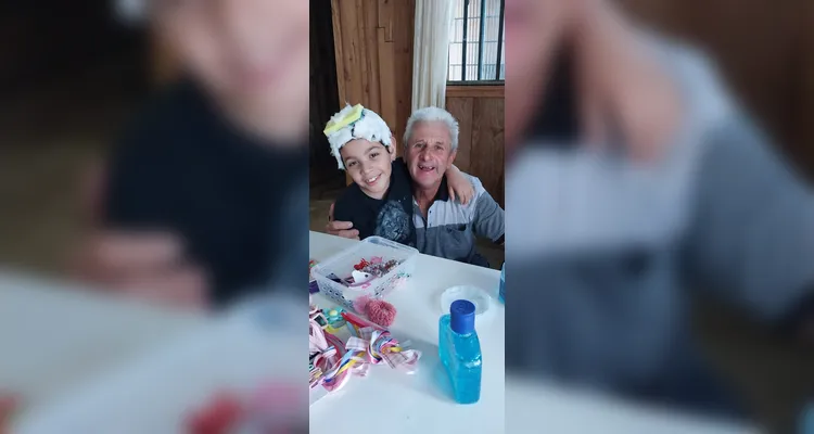 As ações proporcionaram momentos de carinho entre os alunos e seus avós, além da troca de conhecimentos oriundo do processo.