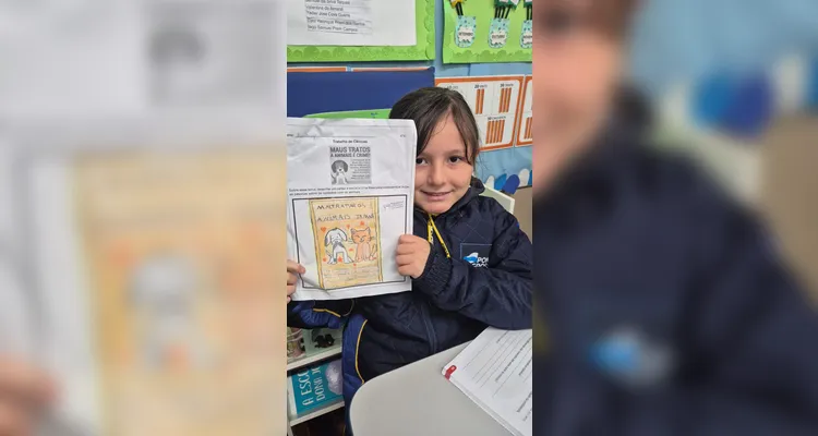Como atividades, os alunos realizaram pesquisas no Jornal da Manhã e confeccionaram cartazes de conscientização.