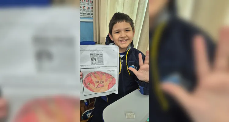 Como atividades, os alunos realizaram pesquisas no Jornal da Manhã e confeccionaram cartazes de conscientização.