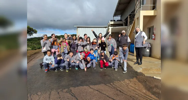 A proposta possibilitou a turma vivenciar uma rica experiência pedagógica.