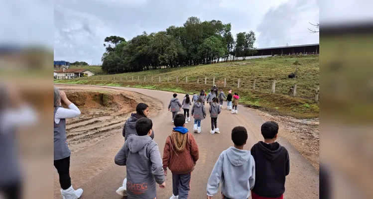 A proposta possibilitou a turma vivenciar uma rica experiência pedagógica.