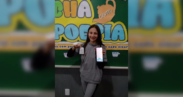 O projeto criativo proporcionou aos alunos a possibilidade de se aprofundar no mundo das poesias.