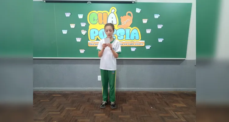 O projeto criativo proporcionou aos alunos a possibilidade de se aprofundar no mundo das poesias.