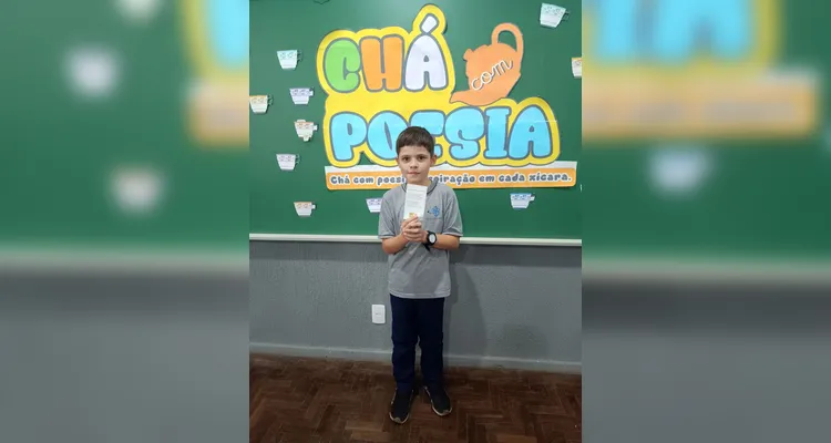 O projeto criativo proporcionou aos alunos a possibilidade de se aprofundar no mundo das poesias.