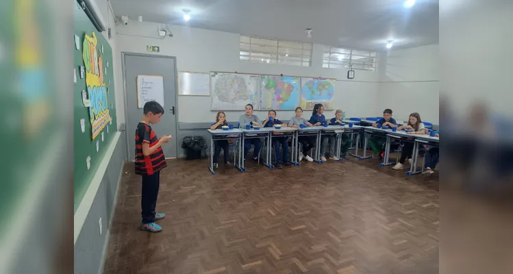 O projeto criativo proporcionou aos alunos a possibilidade de se aprofundar no mundo das poesias.
