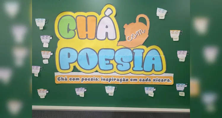 O projeto criativo proporcionou aos alunos a possibilidade de se aprofundar no mundo das poesias.
