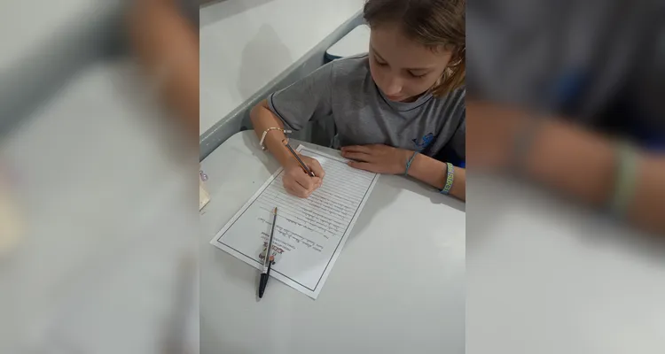 O projeto criativo proporcionou aos alunos a possibilidade de se aprofundar no mundo das poesias.