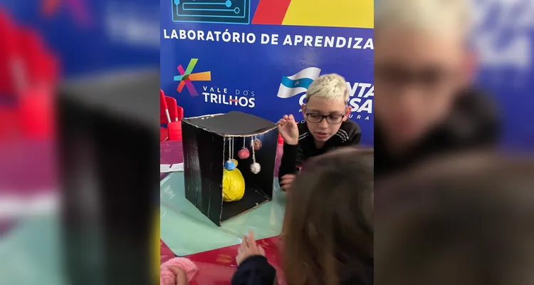 A proposta foi iniciada com amplas pesquisas no LAC e finalizada com a elaboração das representações do Sistema Solar.