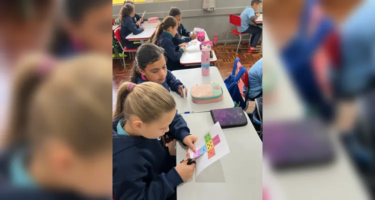 A videoaula do Vamos Ler e VCG foi o ponto de partida para as ações da turma, que também realizou levantamentos e gráficos sobre a mobilidade dos alunos, além de ações externas de conscientização.
