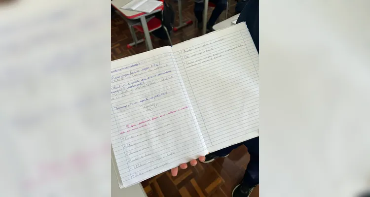 A videoaula do Vamos Ler e VCG foi o ponto de partida para as ações da turma, que também realizou levantamentos e gráficos sobre a mobilidade dos alunos, além de ações externas de conscientização.