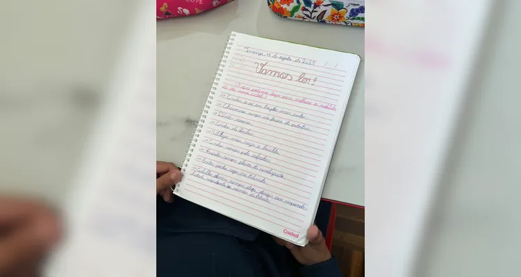 A videoaula do Vamos Ler e VCG foi o ponto de partida para as ações da turma, que também realizou levantamentos e gráficos sobre a mobilidade dos alunos, além de ações externas de conscientização.