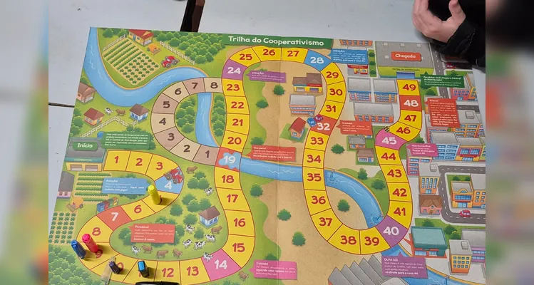 Os educandos elaboraram textos explicando o que compreenderam sobre o assunto e participaram de jogos de tabuleiro temáticos.