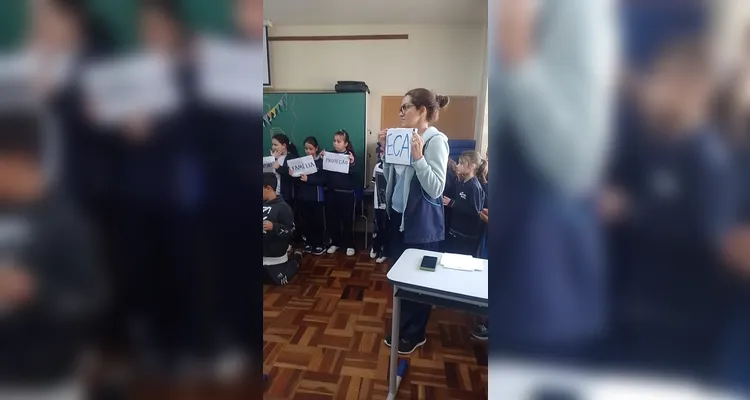 As apresentações da turma visaram esclarecer a importância de respeitar os direitos garantidos por lei.