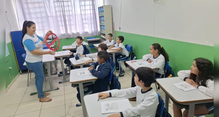 Confira os registros do trabalho em sala de aula.
