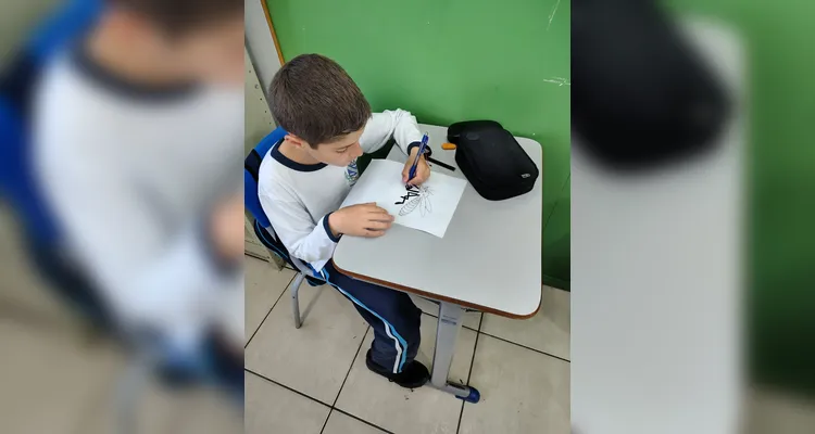 Confira os registros do trabalho em sala de aula.