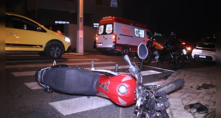 Batida em Oficinas deixa gestante ferida em Ponta Grossa