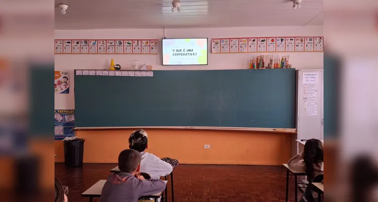 O conteúdo especial do projeto Vamos Ler, em parceria com a Frísia, foi o ponto de partida para as atividades da turma.