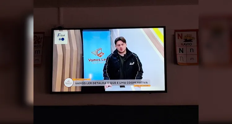 O conteúdo especial do projeto Vamos Ler, em parceria com a Frísia, foi o ponto de partida para as atividades da turma.