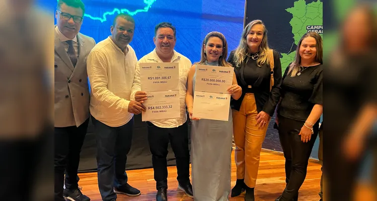 Imbaú recebeu R$ 25,5 milhões.