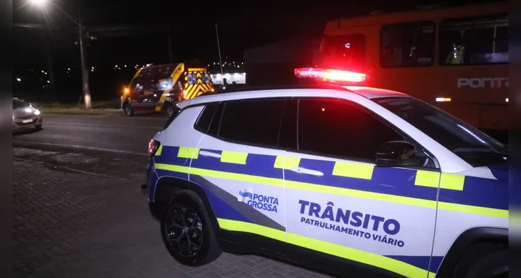 Equipes do Patrulhamento Viário de Trânsito acompanharam a ocorrência.