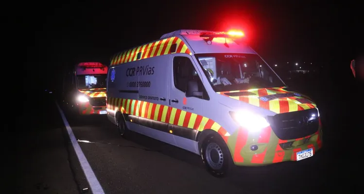 Homem é atropelado na BR-376 em PG e sofre ferimentos moderados