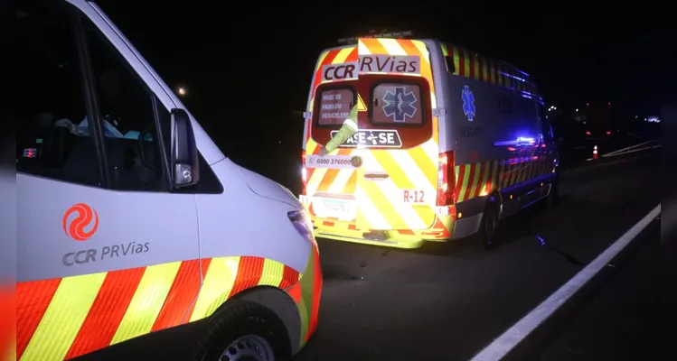 Homem é atropelado na BR-376 em PG e sofre ferimentos moderados