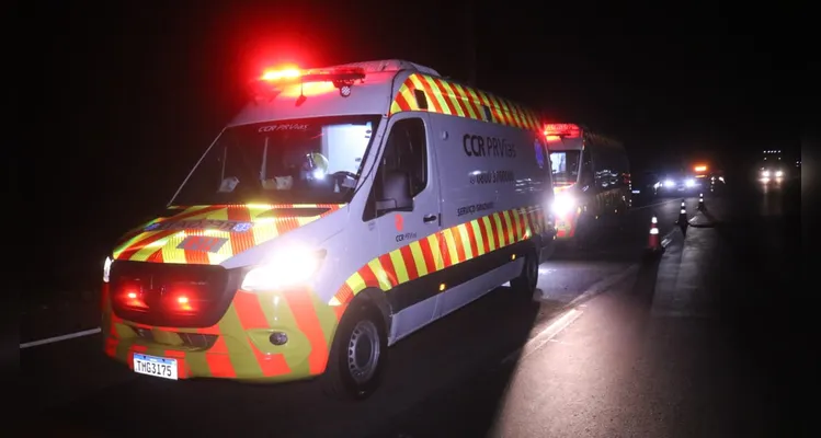 Homem é atropelado na BR-376 em PG e sofre ferimentos moderados