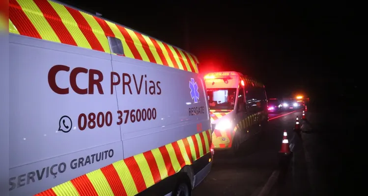 Homem é atropelado na BR-376 em PG e sofre ferimentos moderados