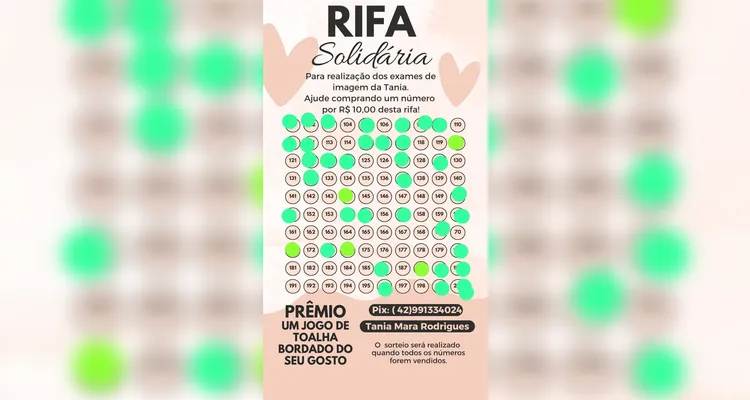 Família de PG cria rifa solidária para custear exames de idosa