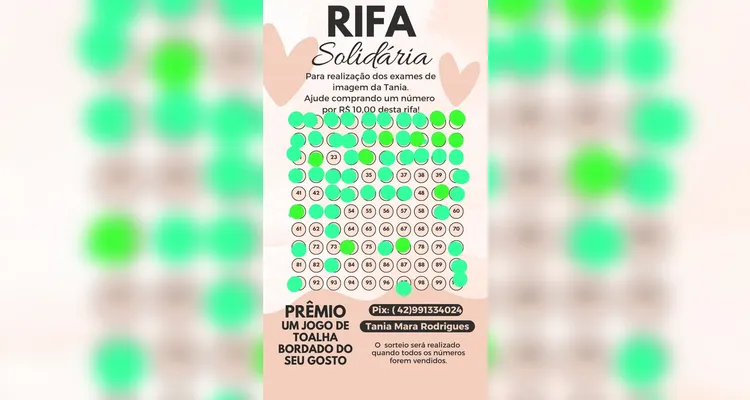 Família de PG cria rifa solidária para custear exames de idosa