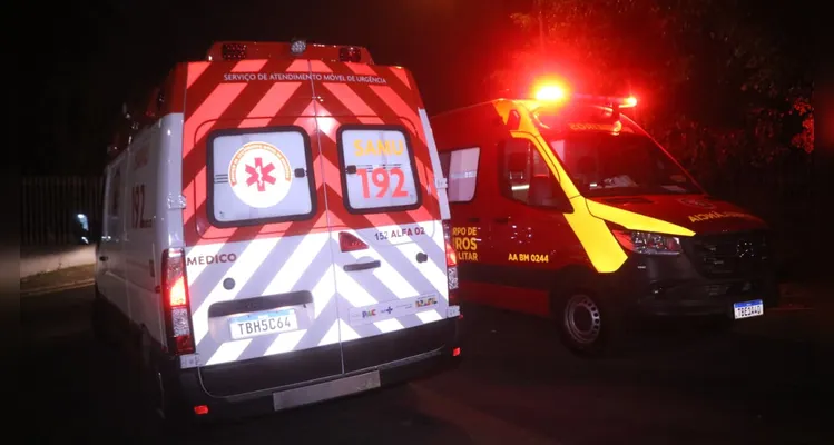 Acidente envolvendo moto e carro deixa homem ferido em PG