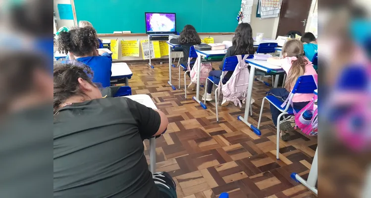 As dinâmicas realizadas pela turma contaram com amplo apoio das ferramentas e conteúdos do Vamos Ler.