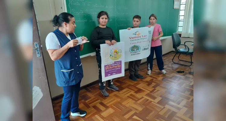 As dinâmicas realizadas pela turma contaram com amplo apoio das ferramentas e conteúdos do Vamos Ler.