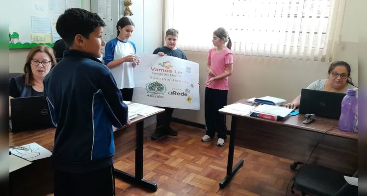 As dinâmicas realizadas pela turma contaram com amplo apoio das ferramentas e conteúdos do Vamos Ler.