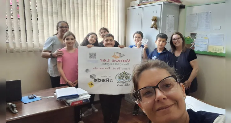 As dinâmicas realizadas pela turma contaram com amplo apoio das ferramentas e conteúdos do Vamos Ler.