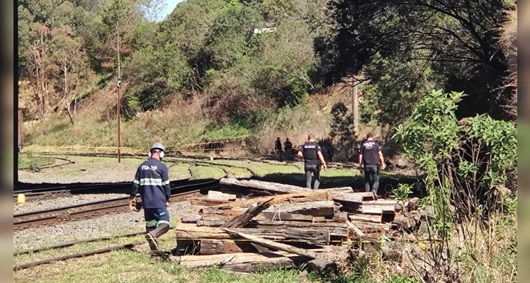 Corpo de homem é encontrado em linha férrea em Ponta Grossa