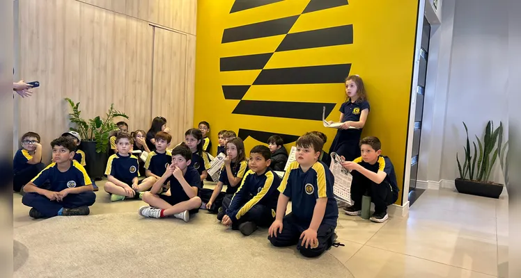 Confira como foi a visita dos alunos.