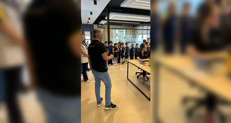Confira como foi a visita dos alunos.