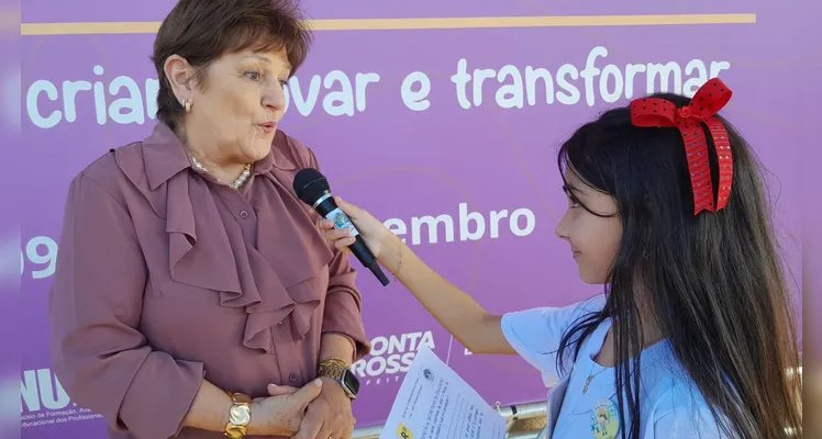 A dinâmica ocorreu de forma muito natural e representou uma experiência enriquecedora aos alunos.