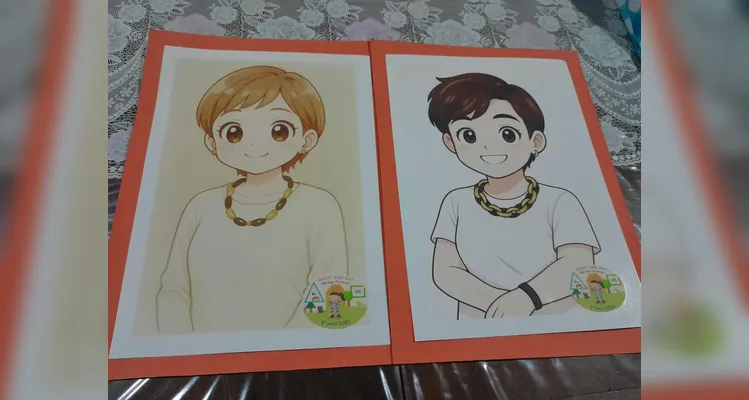 Presentes para a secretária.