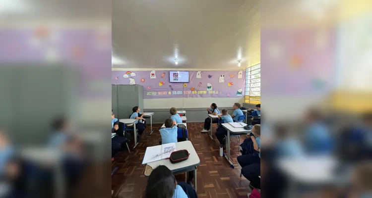 O conteúdo especial do Vamos Ler e Tetra Pak foi a base da turma para a realização das atividades.