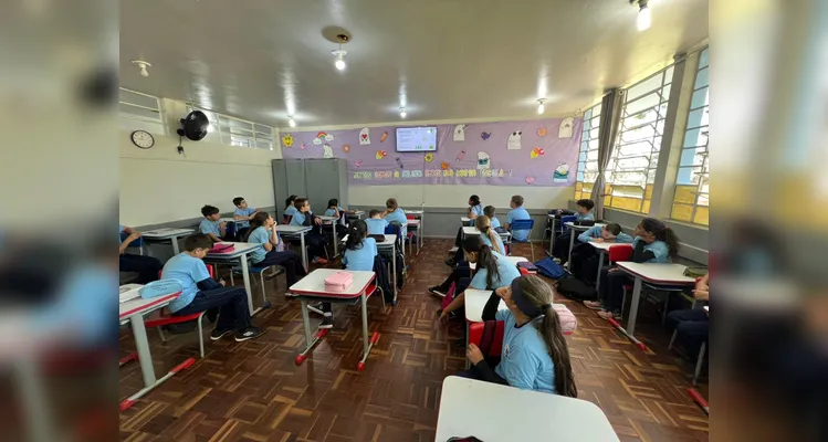 O conteúdo especial do Vamos Ler e Tetra Pak foi a base da turma para a realização das atividades.