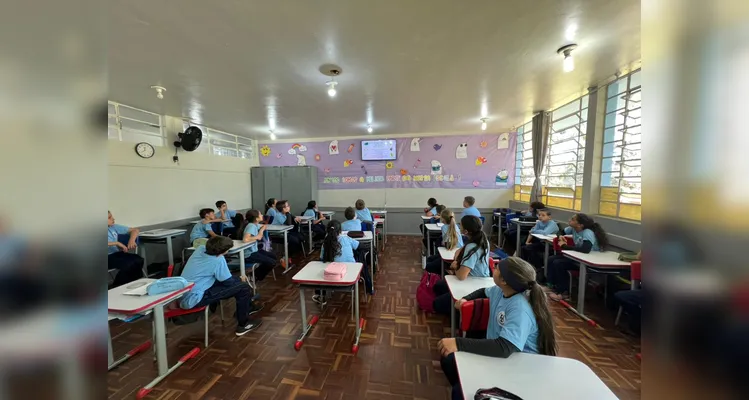 O conteúdo especial do Vamos Ler e Tetra Pak foi a base da turma para a realização das atividades.