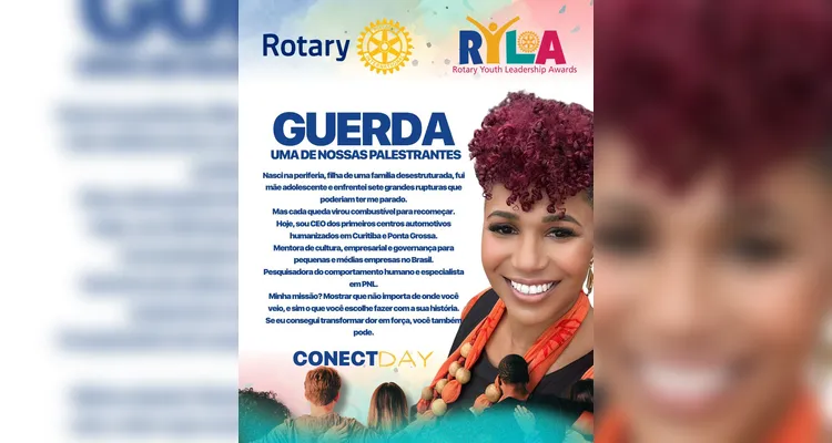 Rotary e Rotaract promovem encontro para jovens de 18 a 30 anos em PG