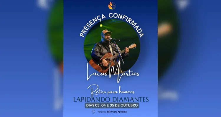 Paróquia do Chapada promove retiro para homens em Ponta Grossa