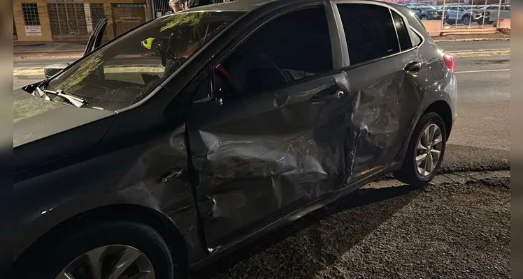 Motorista se envolve em colisão e recusa teste do etilômetro em PG