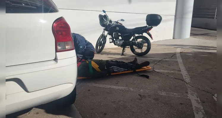 Homem é encontrado desmaiado e com corte na cabeça no Centro de PG