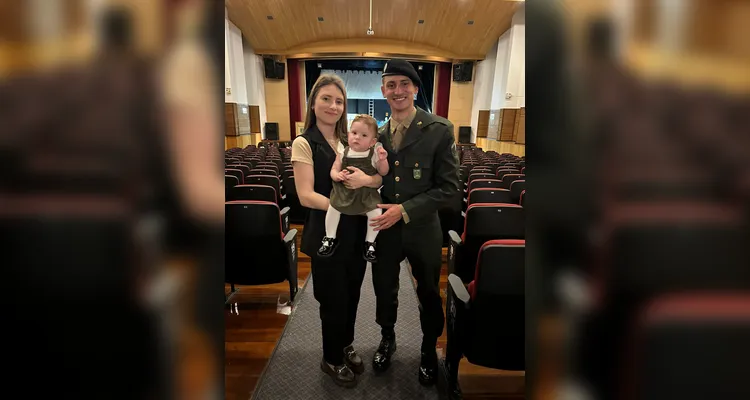 Ana Paula de Carvalho e Matheus Ribaski Vargas, pais da Cecília