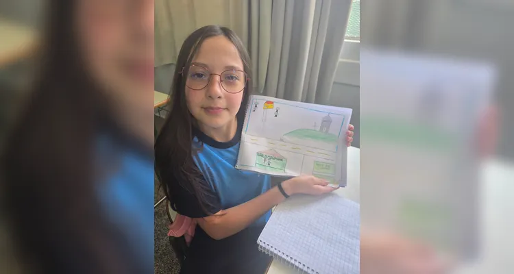Os alunos criaram maquetes, mapas com trajetos até a escola, utilizaram um conteúdo do Vamos Ler e entrevistaram o motorista do ônibus escolar.