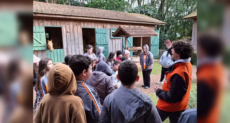 A aula-passeio representou um momento de amplo aprendizado para os estudantes.